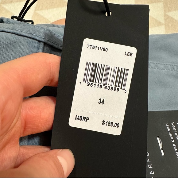 7 for all mankind luxe performance slimmy jeans sleepy blue - Picture 4 of 5